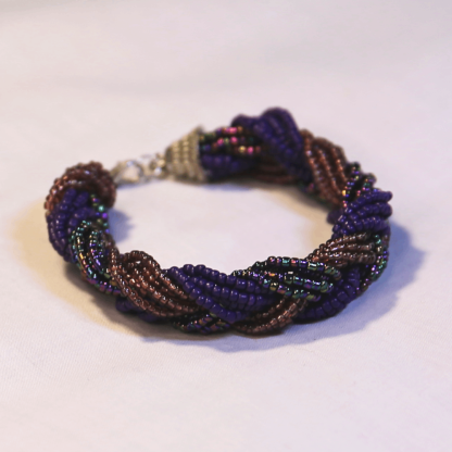 Beaded Purple Bracelet