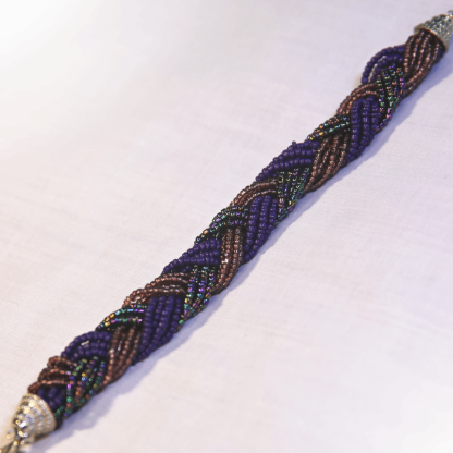 Beaded Purple Bracelet