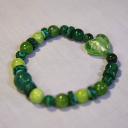 Green Heart Bracelet