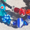 Colorful Glass Bead Necklace - Image 2