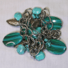 Green Vintage Cascading Necklace - Image 3