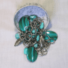 Green Vintage Cascading Necklace - Image 2