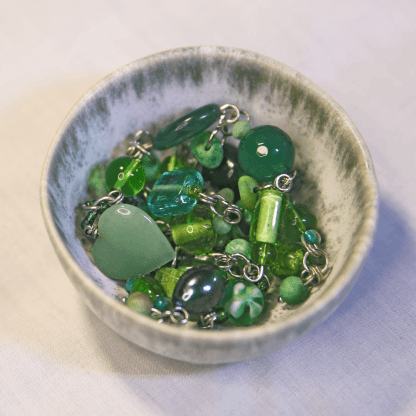 Green Cluster Necklace - Image 4