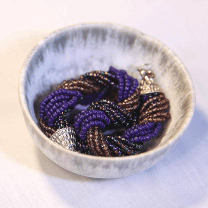 Beaded Purple Bracelet