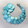 Light Blue Mother of Pearl Necklace - Image 2