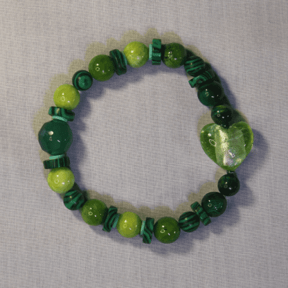 Green Heart Bracelet - Image 4